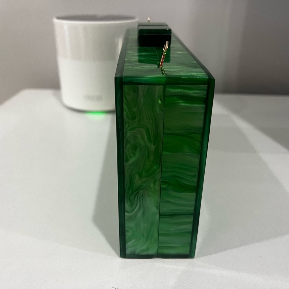 Green Evil Eye Acrylic Clutch - Picture 7 of 7